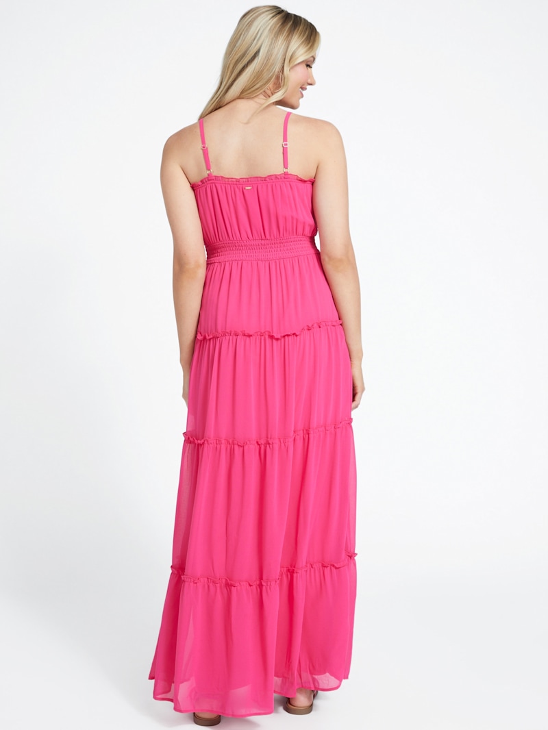 Zariah Tiered Maxi Dress | GUESS Factory