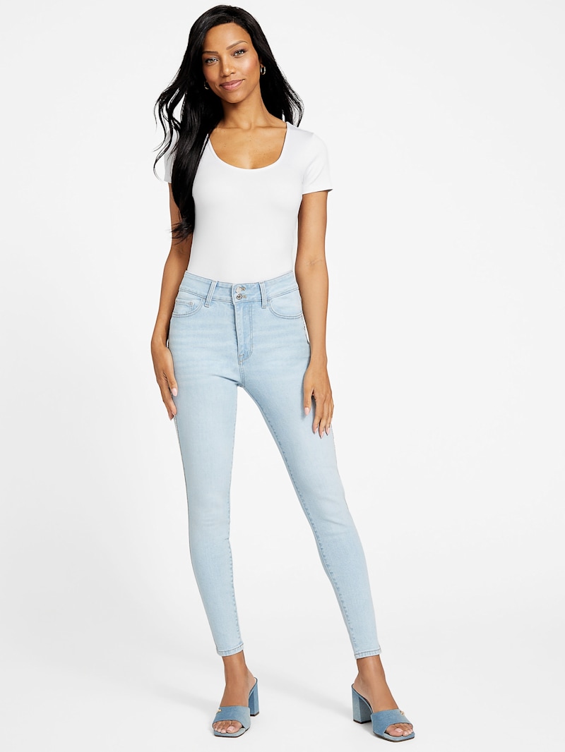 Jeans Skinny GUESS Letitia Mid-rise - Lavage Bleu Passionné - Taille 24 - Neuf Avec étiquettes