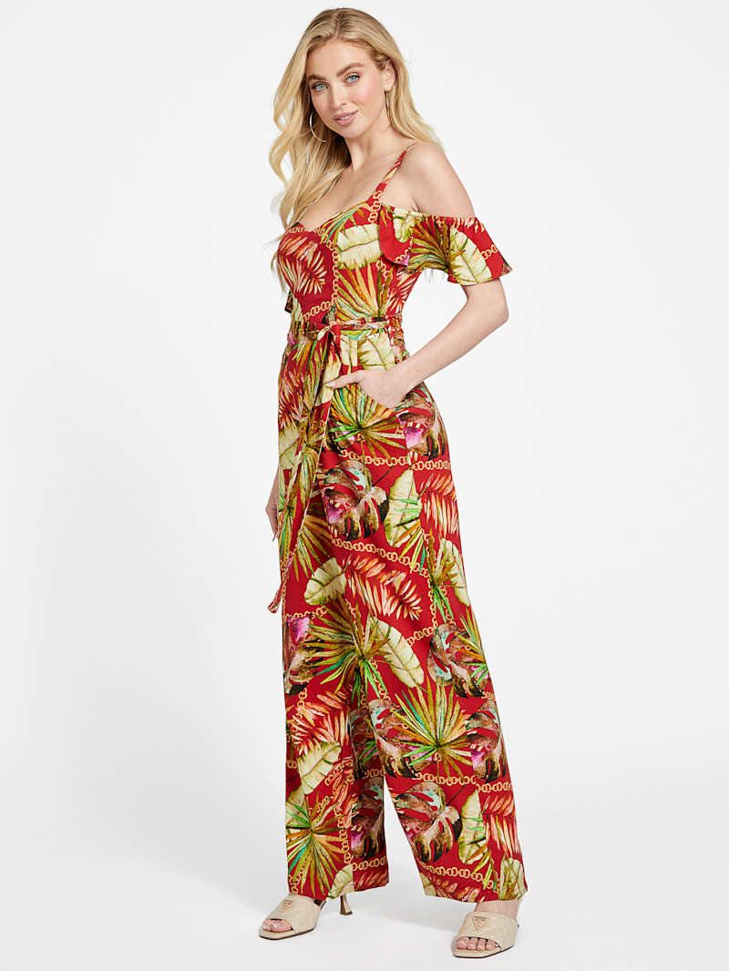 【本日限定価格】SantaMonica remake jumpsuit New Sz XS Zara Cream CROSSOVER SATIN EFFECT JUMPSUIT 2298