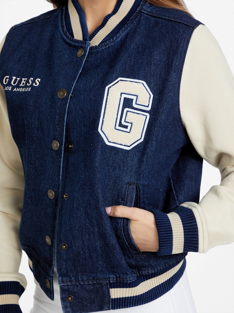 Savanna Varsity Jacket | GUESS Factory