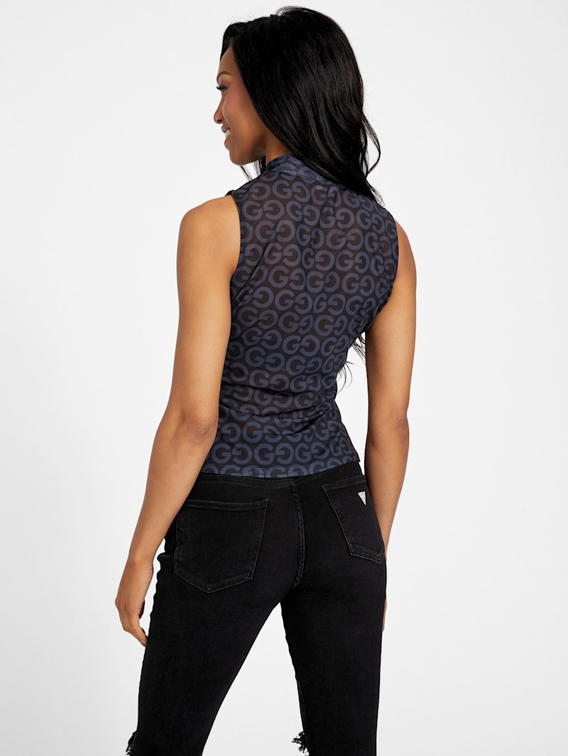 Elly Logo Top | GUESS Factory