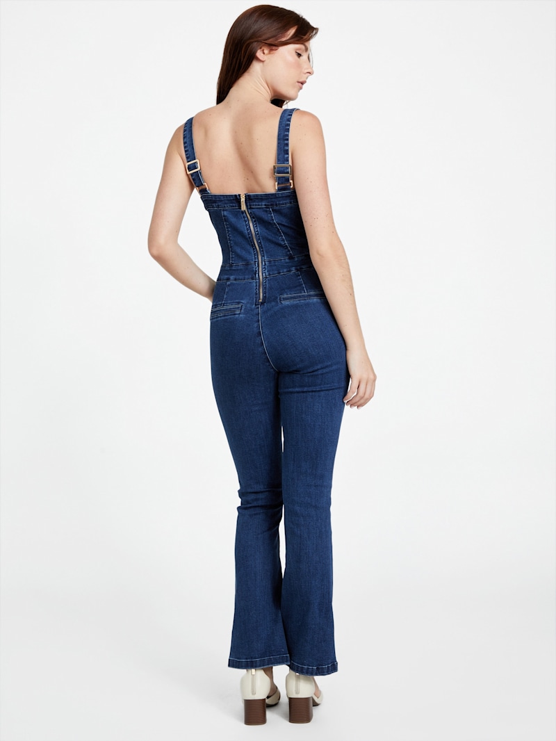Eco Selena Denim Jumpsuit | GUESS Factory