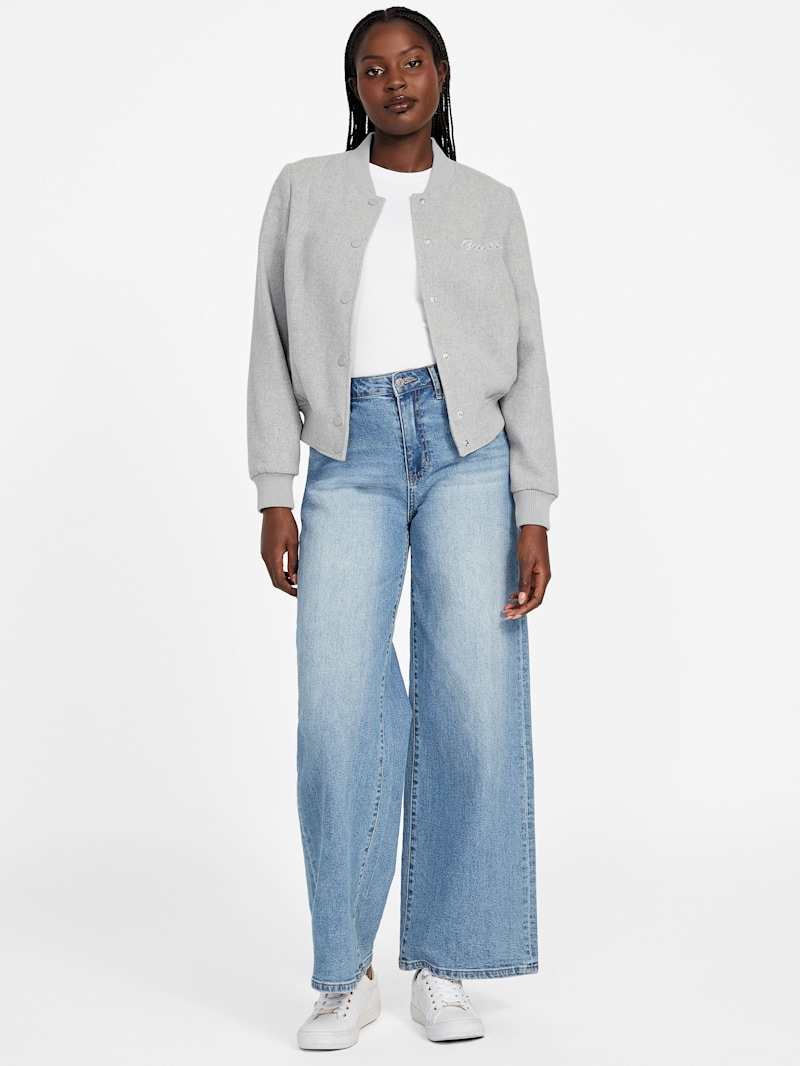 Sophia Flight Crop Jacket | GUESS Factory