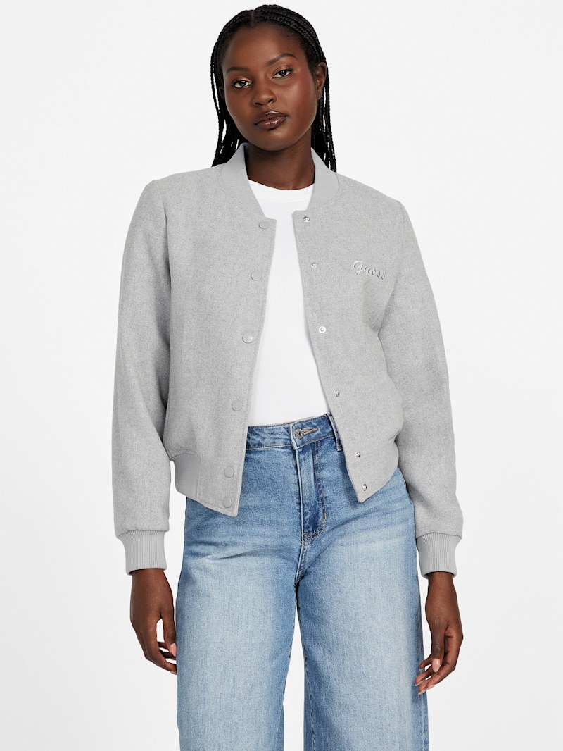 Sophia Flight Crop Jacket | GUESS Factory