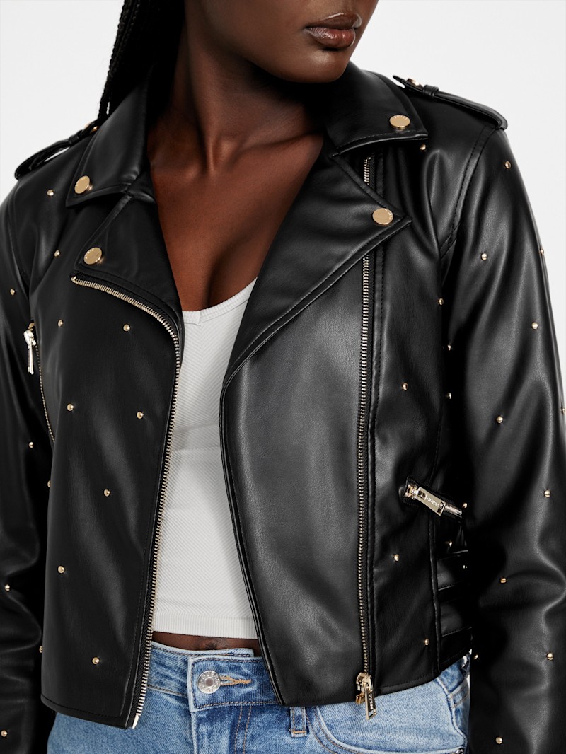 ジャケット・アウター REVERSIBLE FAKE LEATHER JACKET ZFBAOJT Mens Leather Jacket Motorcycle Black Biker Jackets