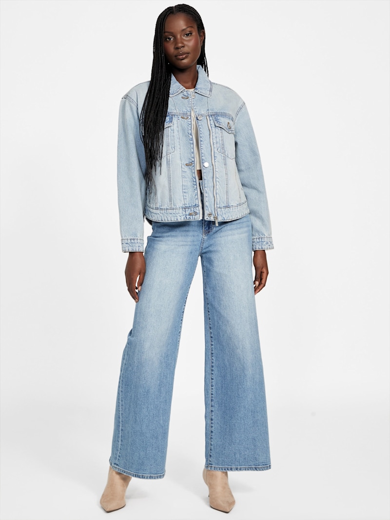 Seri Zip Denim Jacket | GUESS Factory