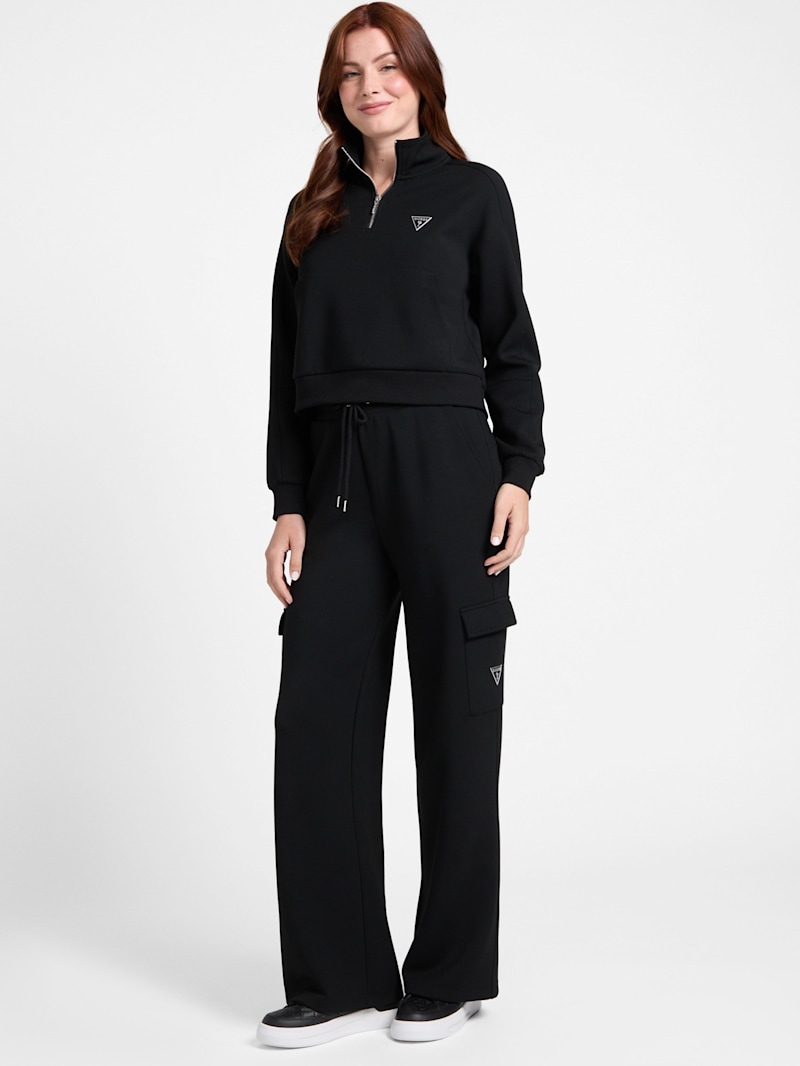 Nessa Half-Zip Sweatshirt | GUESS Factory
