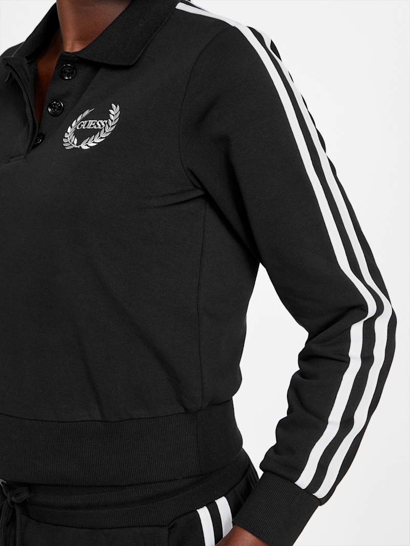 Missy Active Terry Polo Sweatshirt
