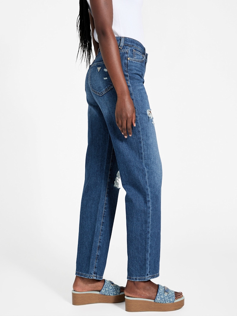 Victoria High-Rise Straight Jeans | GUESS Factory Ca