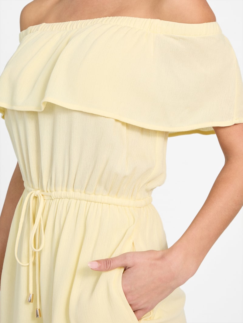 Carmella Off-the-Shoulder Romper | GUESS Factory