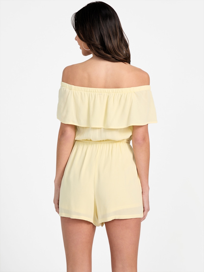 Carmella Off-the-Shoulder Romper | GUESS Factory
