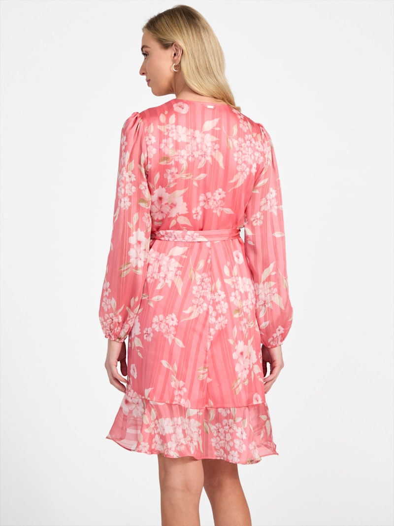 Sidel Printed Wrap Dress