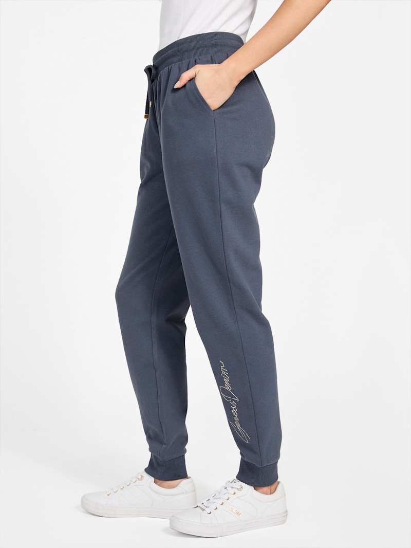 パンツ GIUSEPPE DI MORABITO Rhinestone joggers Giuseppe Di Morabito Rhinestone Joggers | 03FWPA115FC0337799