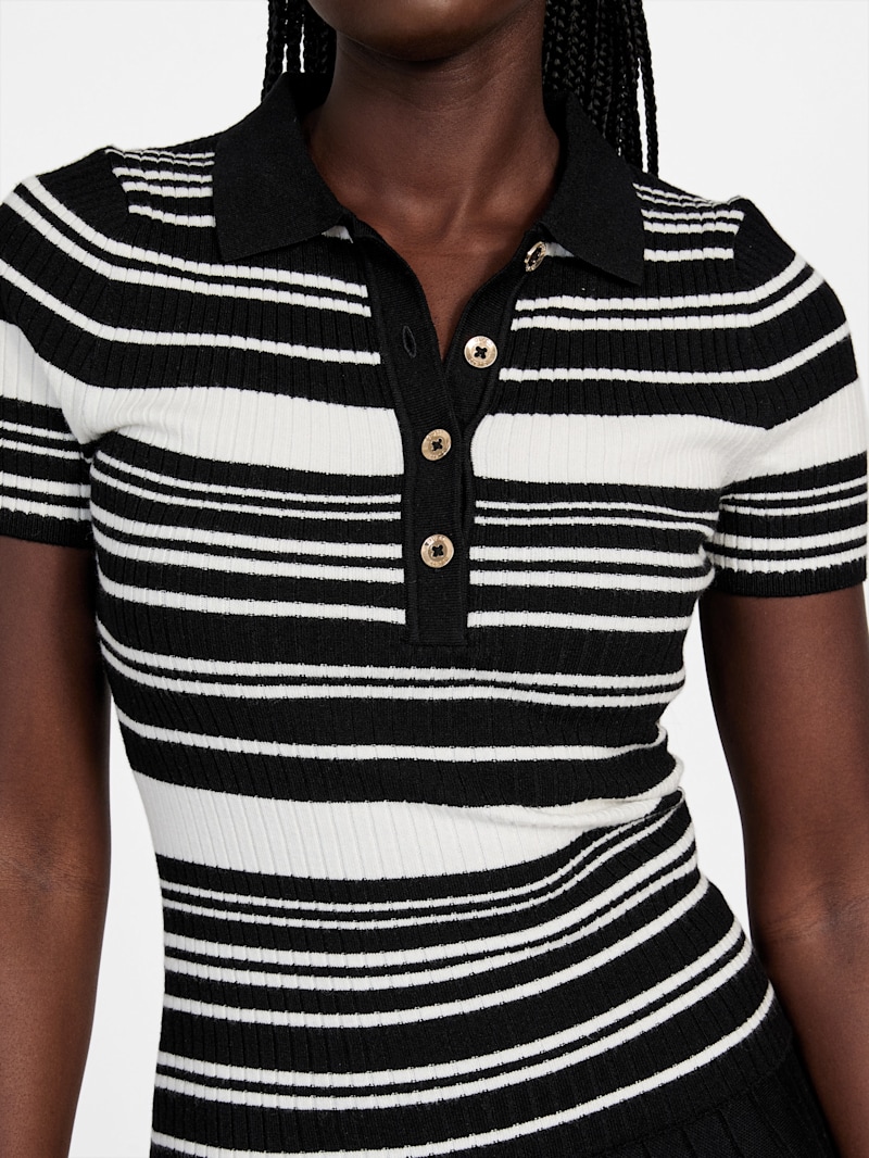 Angel Polo Sweater Top | GUESS Factory