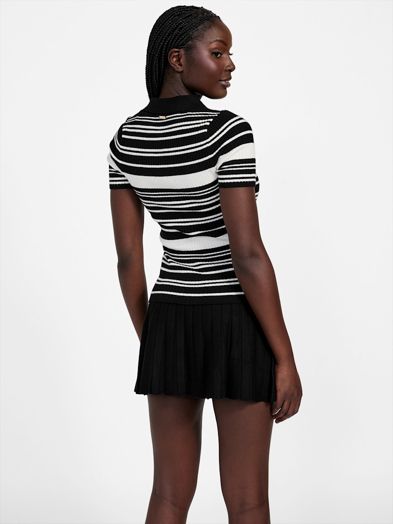 Angel Polo Sweater Top | GUESS Factory