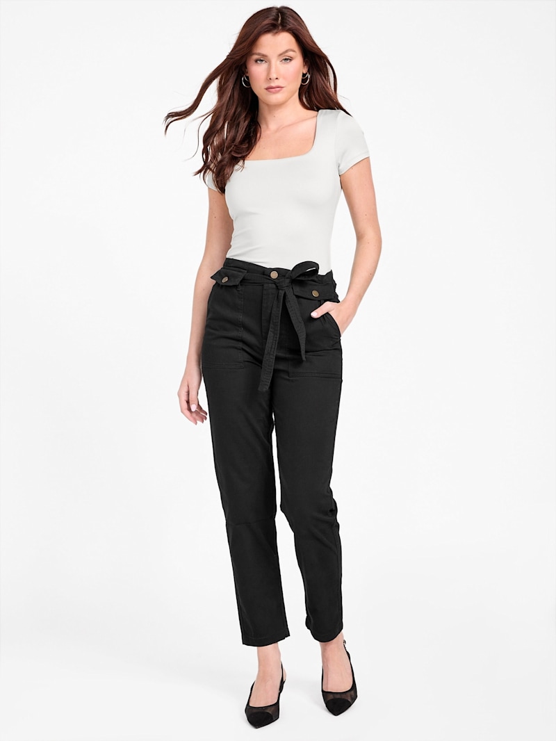 Olinda Twill Pants | GUESS Factory