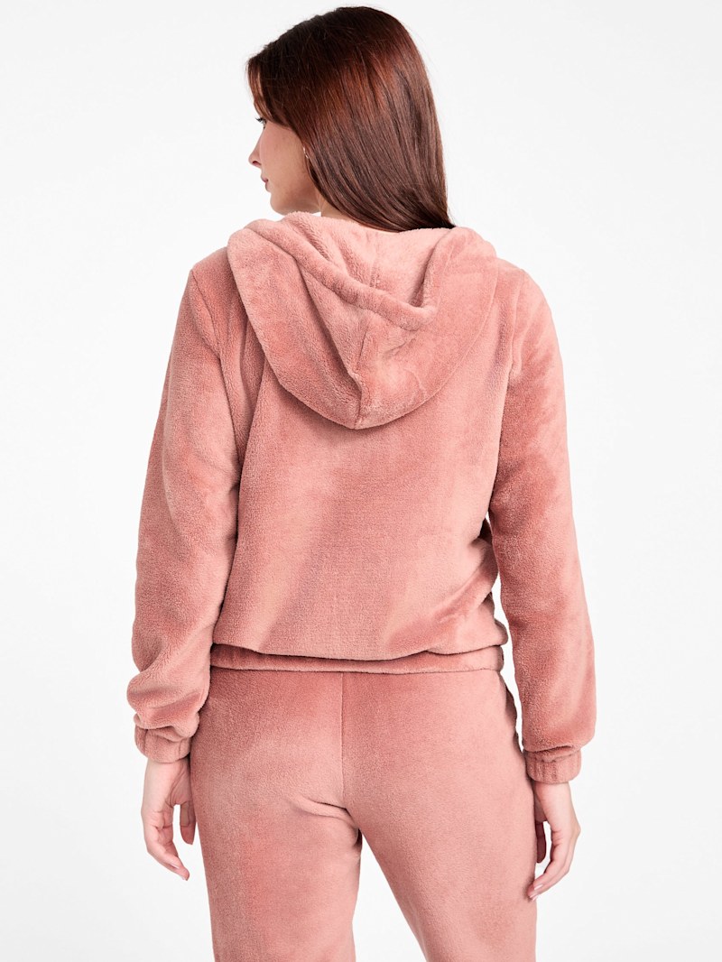 パーカー PILE ZIP HOODIE レディース Allwear Organic Half-Zip Hoodie