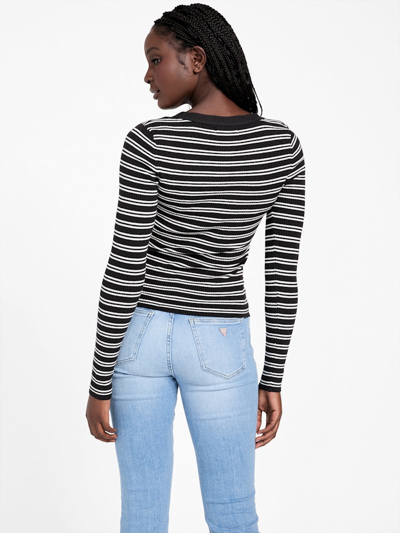 トップス iver and isla pima snap turtleneck 2y Invisible Zip Long Sleeve Ivory Cream | Kuwalla Tee