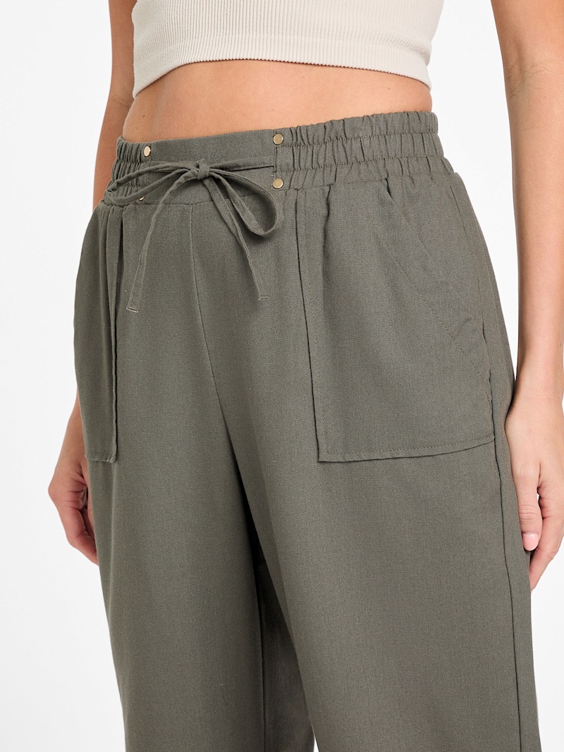 Crista Linen Pants | GUESS Factory