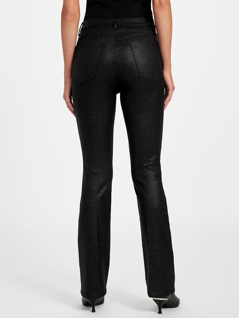 Julia Metallic High-Rise Bootcut Jeans | GUESS Factory