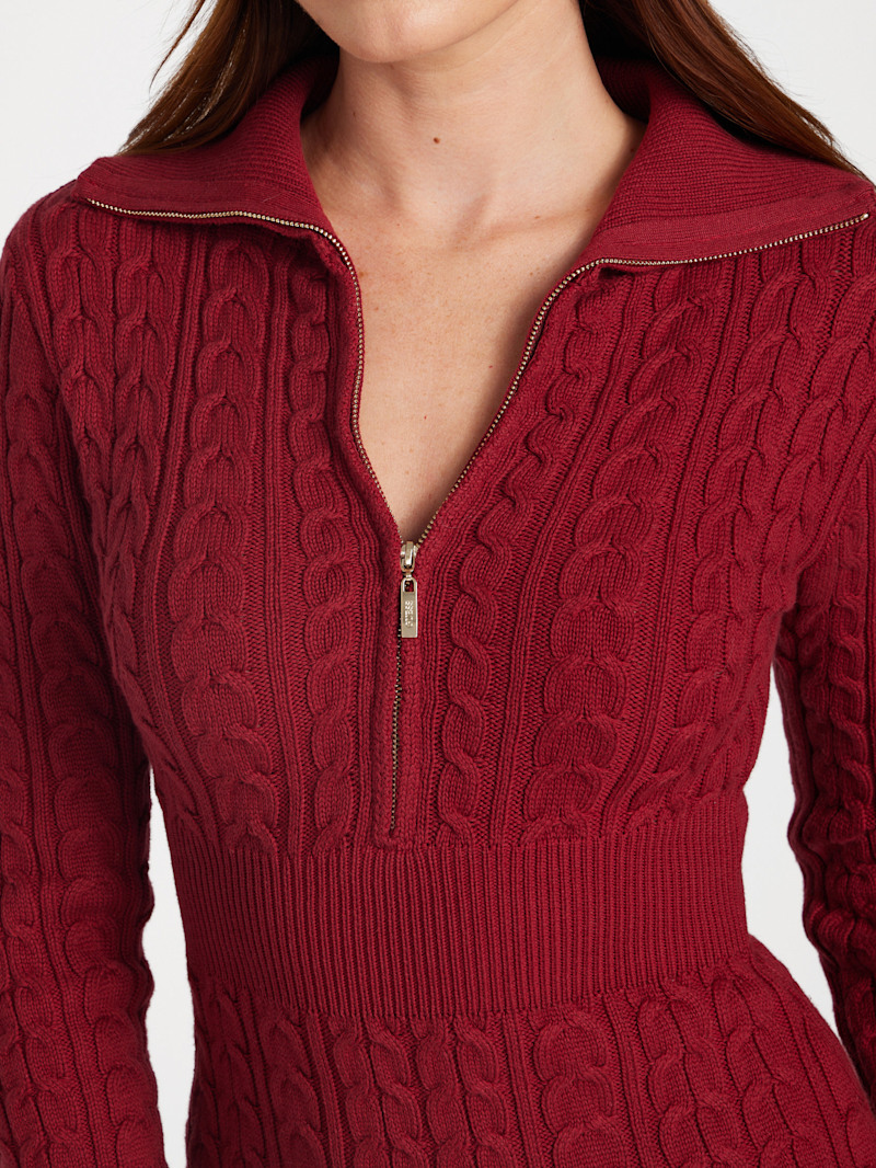 【ADAWAS】knit gawn Ash Sweater Dress | GUESS Factory