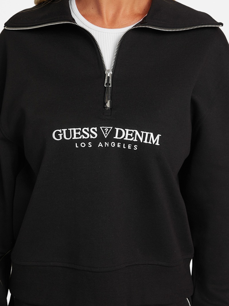 Cami Half-Zip Sweatshirt | GUESS Factory