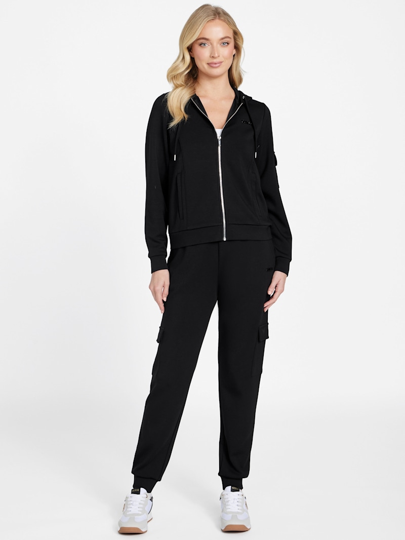 Maria Zip Hoodie | GUESS Factory Ca