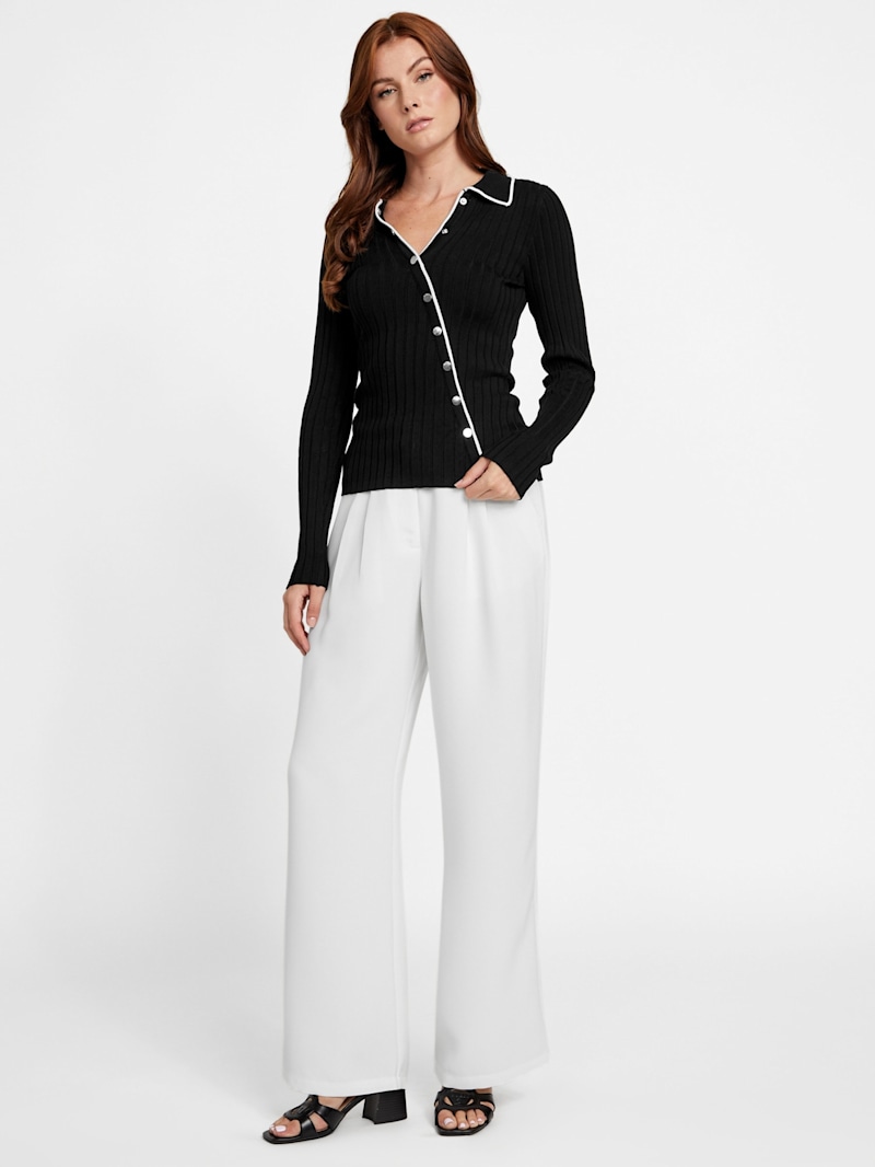 Jalen Ribbed Sweater | GUESS Factory