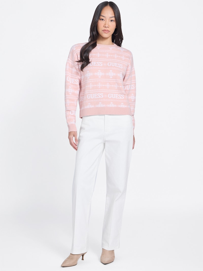 Claus Logo Sweater | GUESS Factory