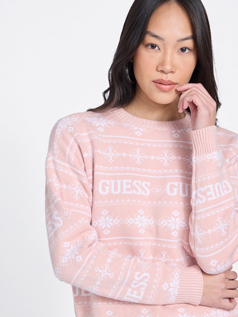 Claus Logo Sweater | GUESS Factory