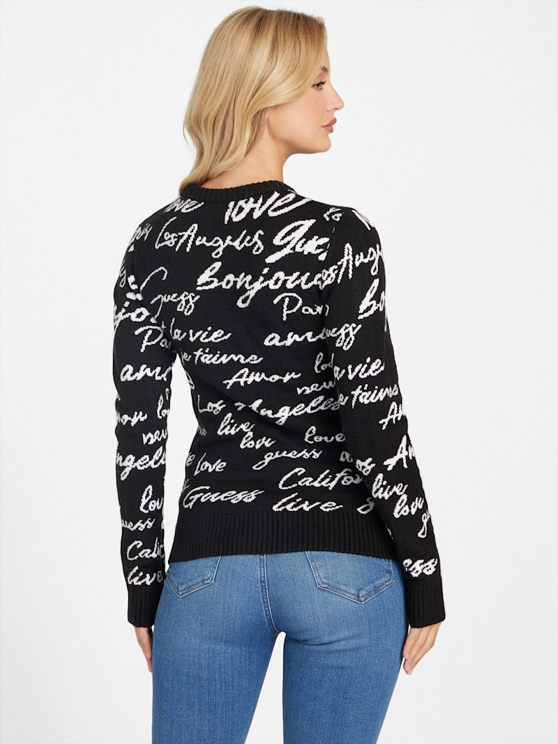 Junie Logo Sweater | GUESS Factory