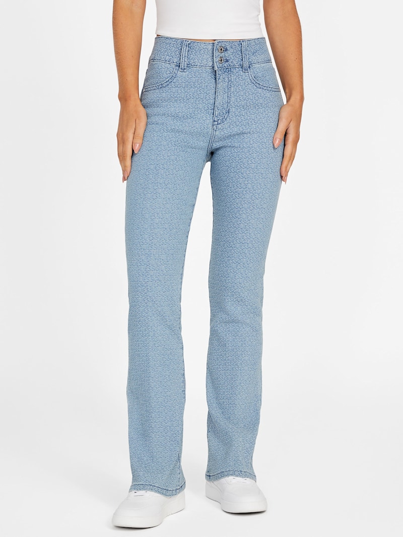 Zaida Denim Bootcut Jeans | GUESS Factory Ca Zaida Denim Bootcut Jeans | GUESS Factory Ca
