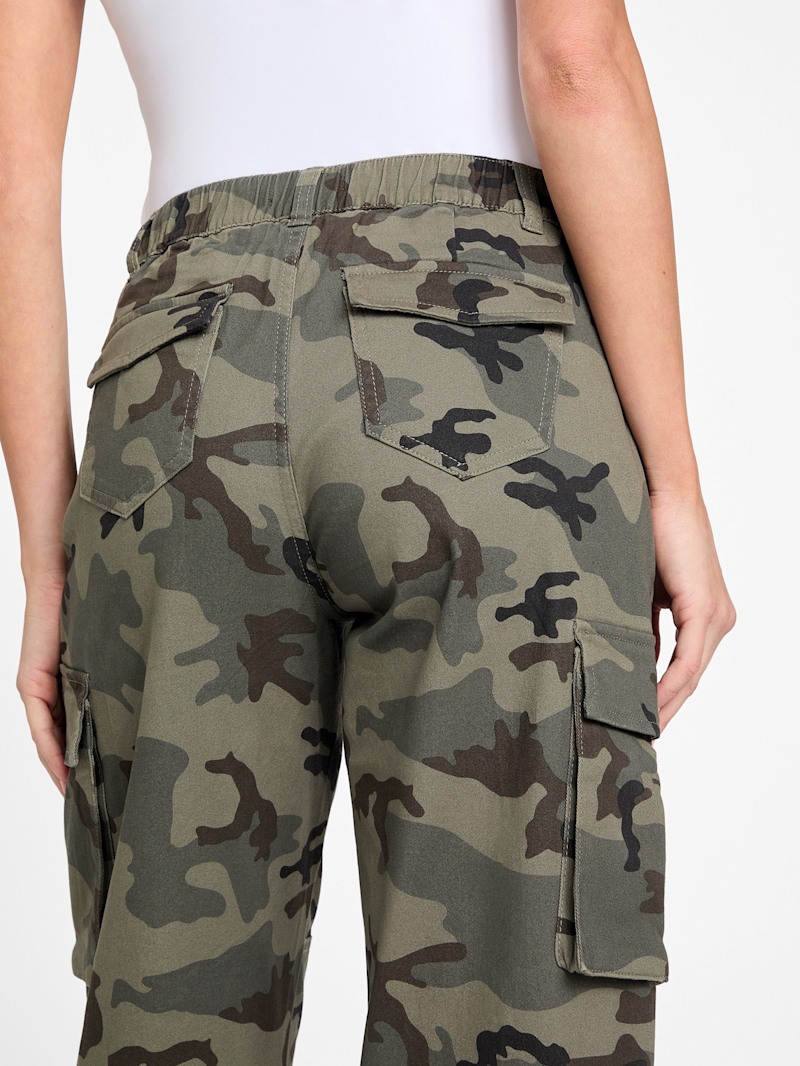 Whitney Camo Cargo Pants | GUESS Factory