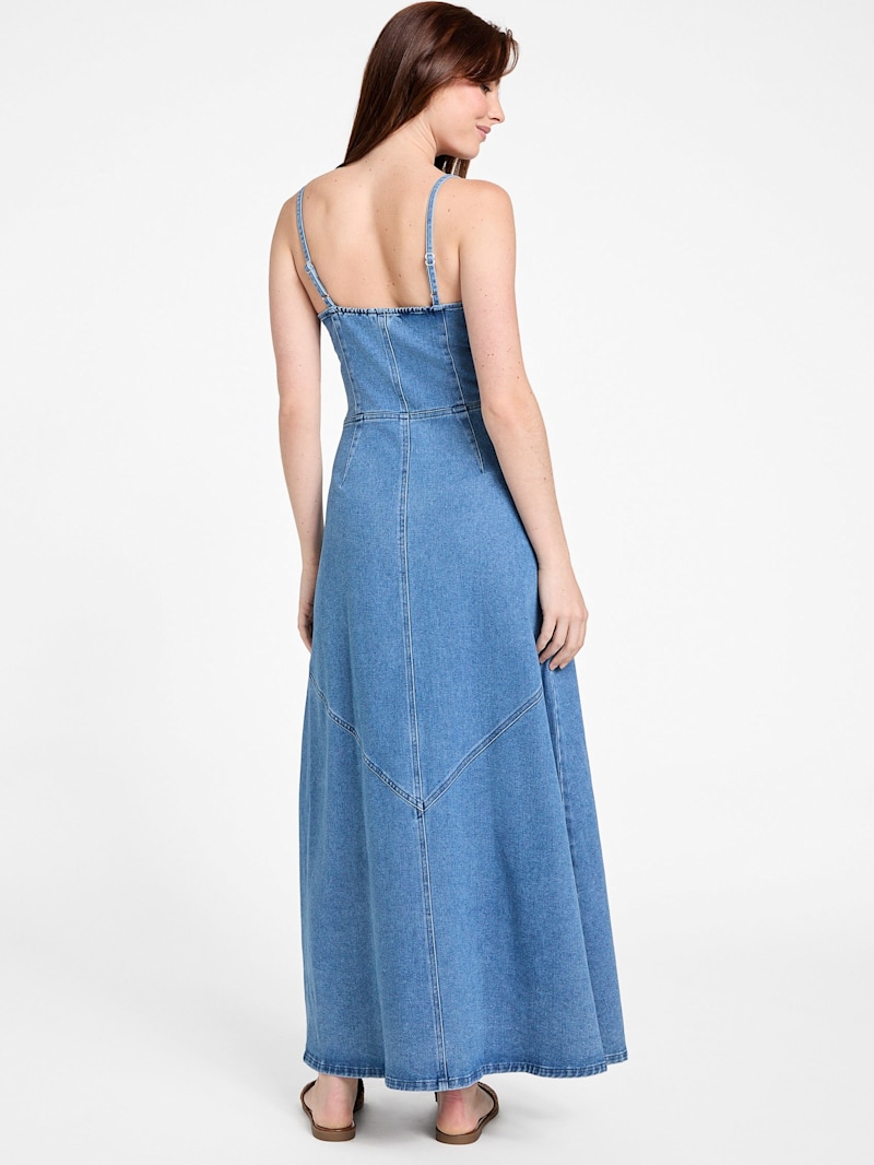 ワンピース A FERRETTI Woman Dress Blue 1 04530119 0328 Vintage Ferretti Jeans blue denima dress – Frida