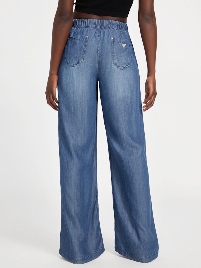 パンツ DEPARTMENT 5 Women Straight Pants DP5632DS0061 812 BLUE DEPARTMENT 5 Washed blue Clar bootcut jeans | TheDoubleF