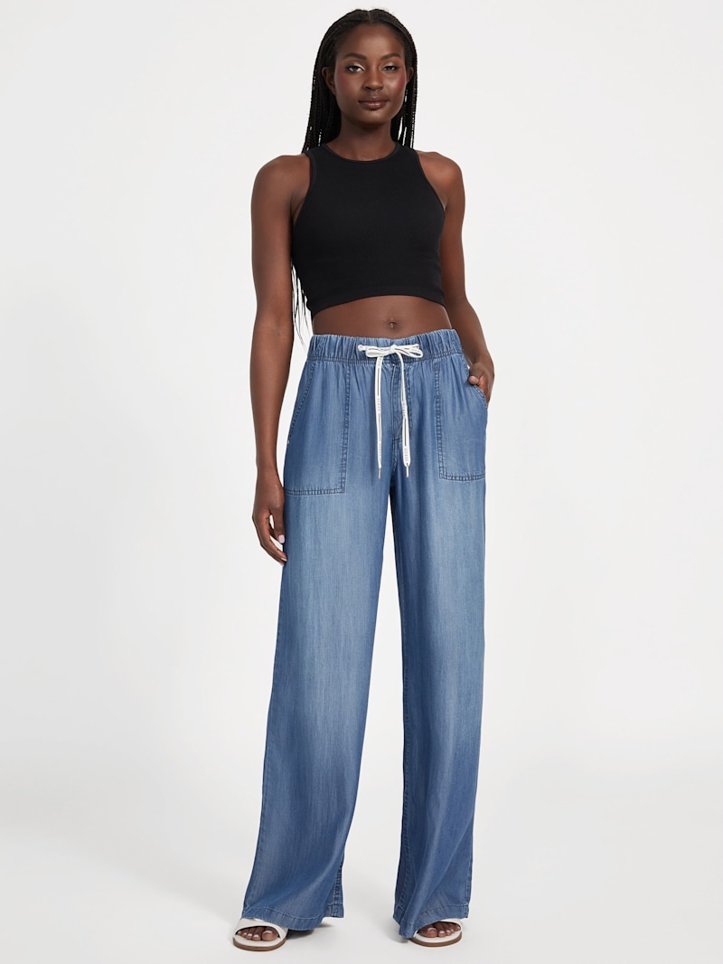 パンツ WAREHOUSE FLIP TOP STYLE PIQUE PANTS 33 Krazy Larry Pique Pull-On Ankle Pant