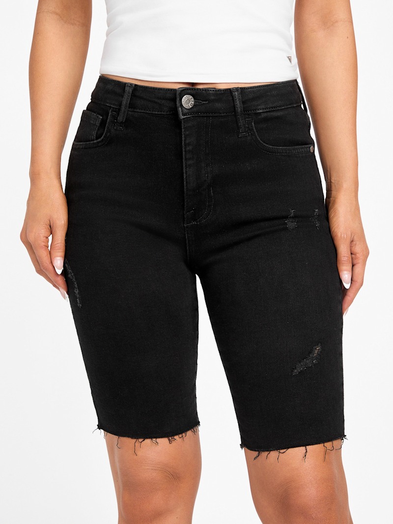 Keira Denim Bermuda Shorts | GUESS Factory