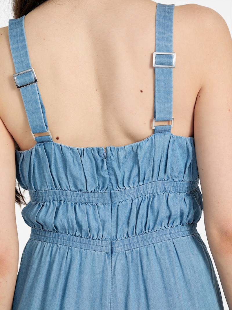 Eco Brenda Chambray Jumpsuit | GUESS Factory