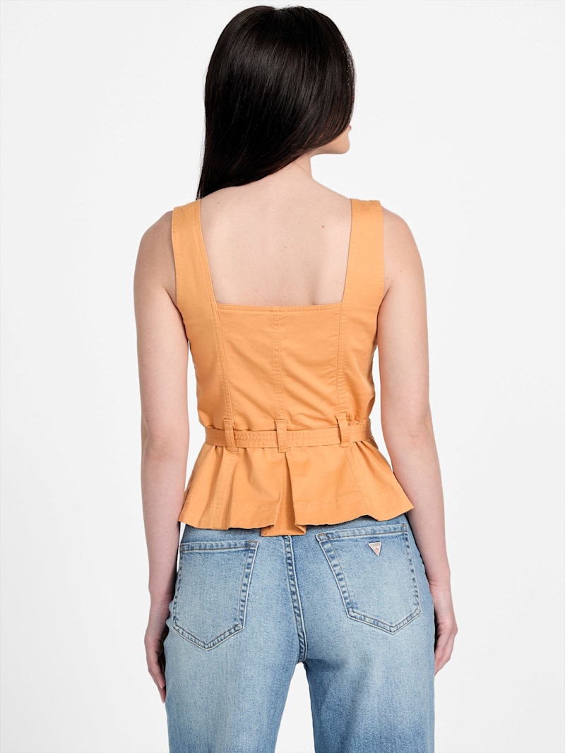 【GUESS】トゥイラ Twyla Twill Top | GUESS Factory