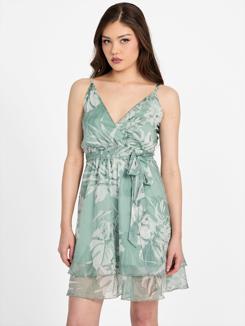 Eco Laneka Floral Mini Dress | GUESS Factory