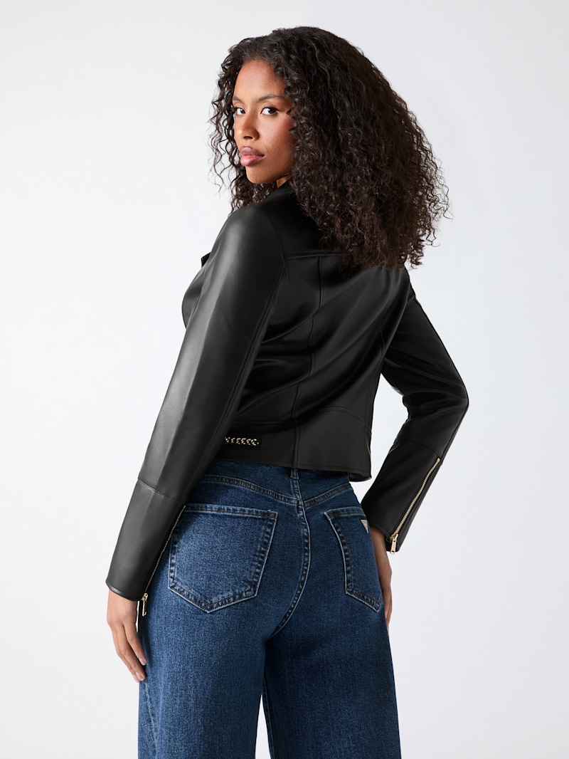 Dahlia PU Jacket | GUESS Factory