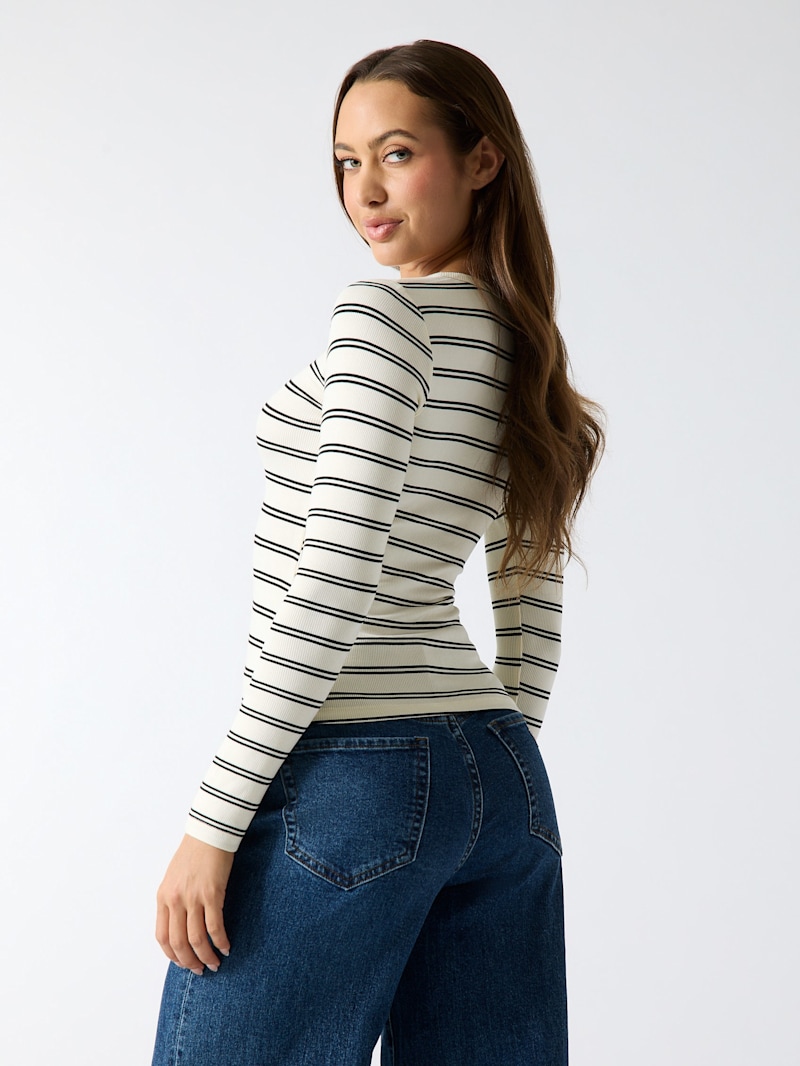 Half-zip knit top | GUESS Factory