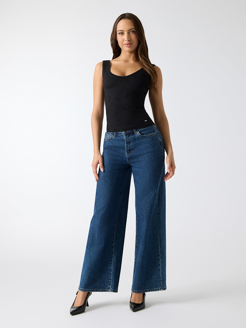 V-neck tank top | GUESS Factory