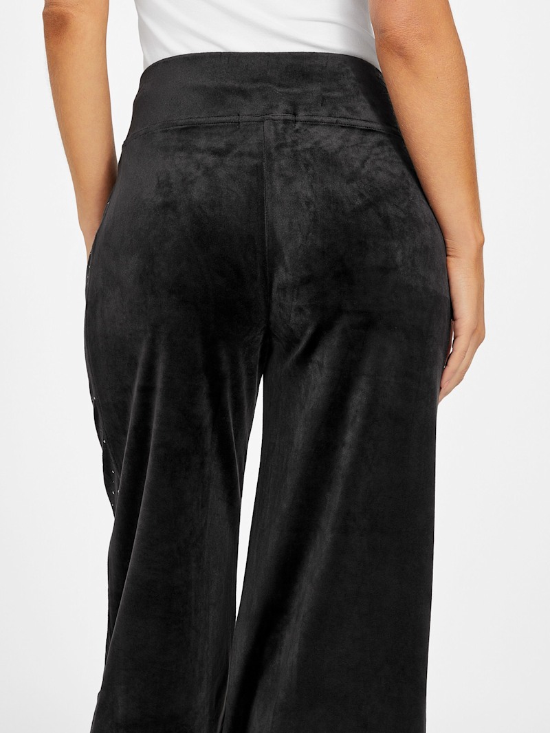 Ness Velour Pants | GUESS Factory