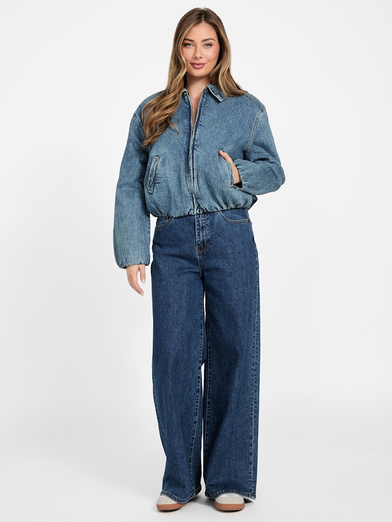 Marissol Balloon Denim Jacket | GUESS Factory