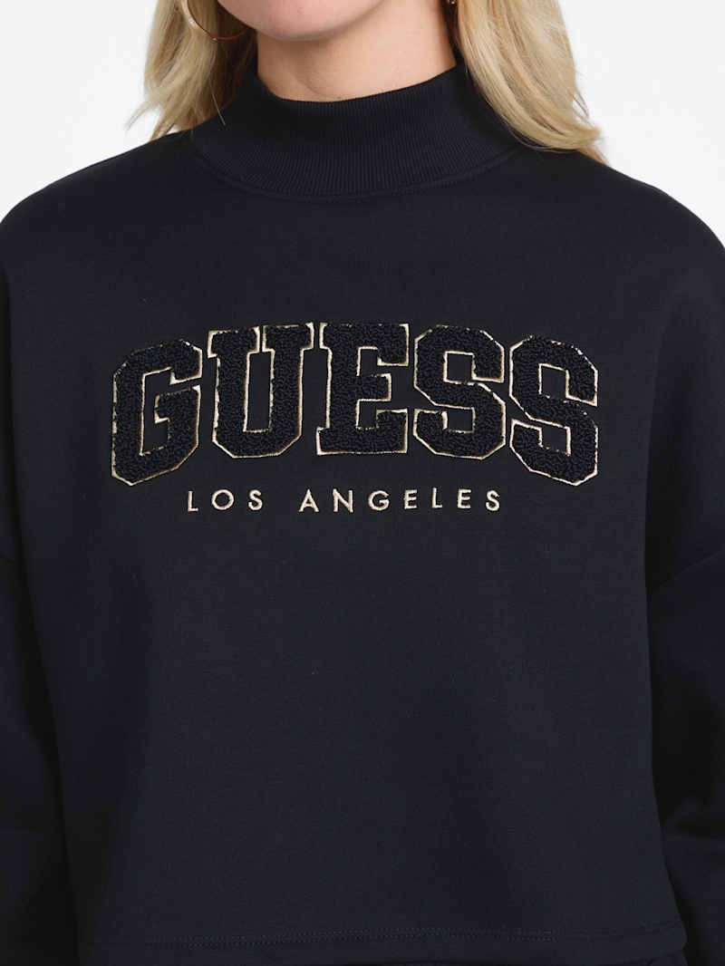 Thais Fleece Pullover | GUESS Factory