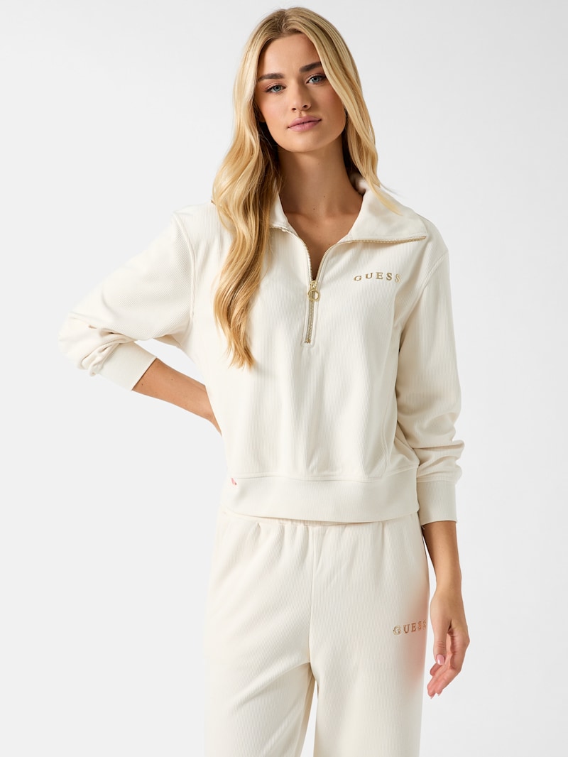 Rene Half-Zip Pullover | GUESS Factory