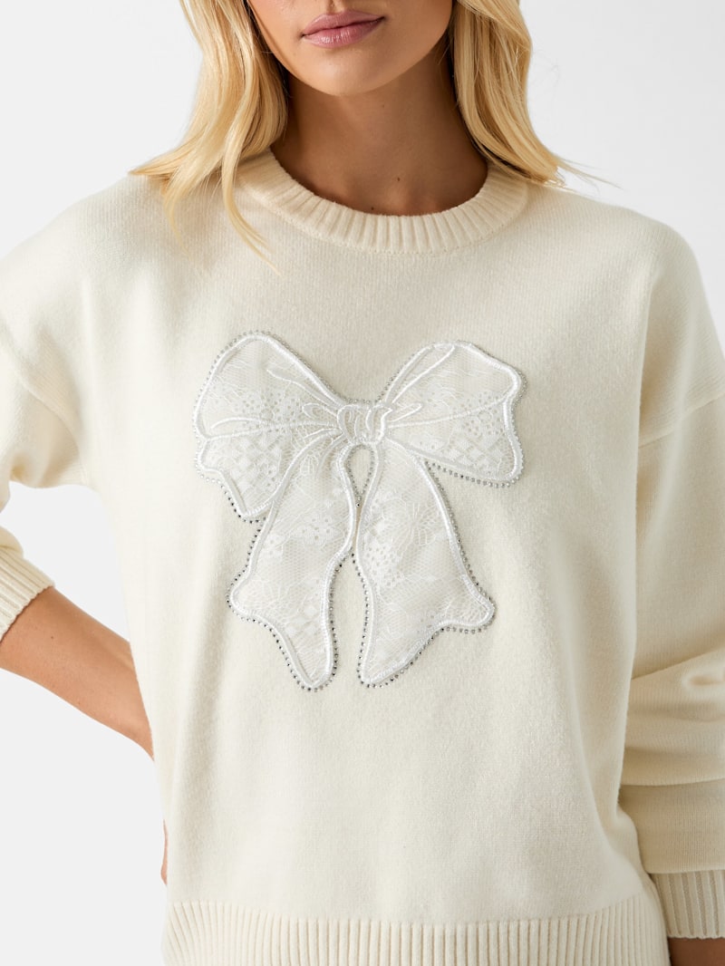 Ballad Bow Sweater | GUESS Factory
