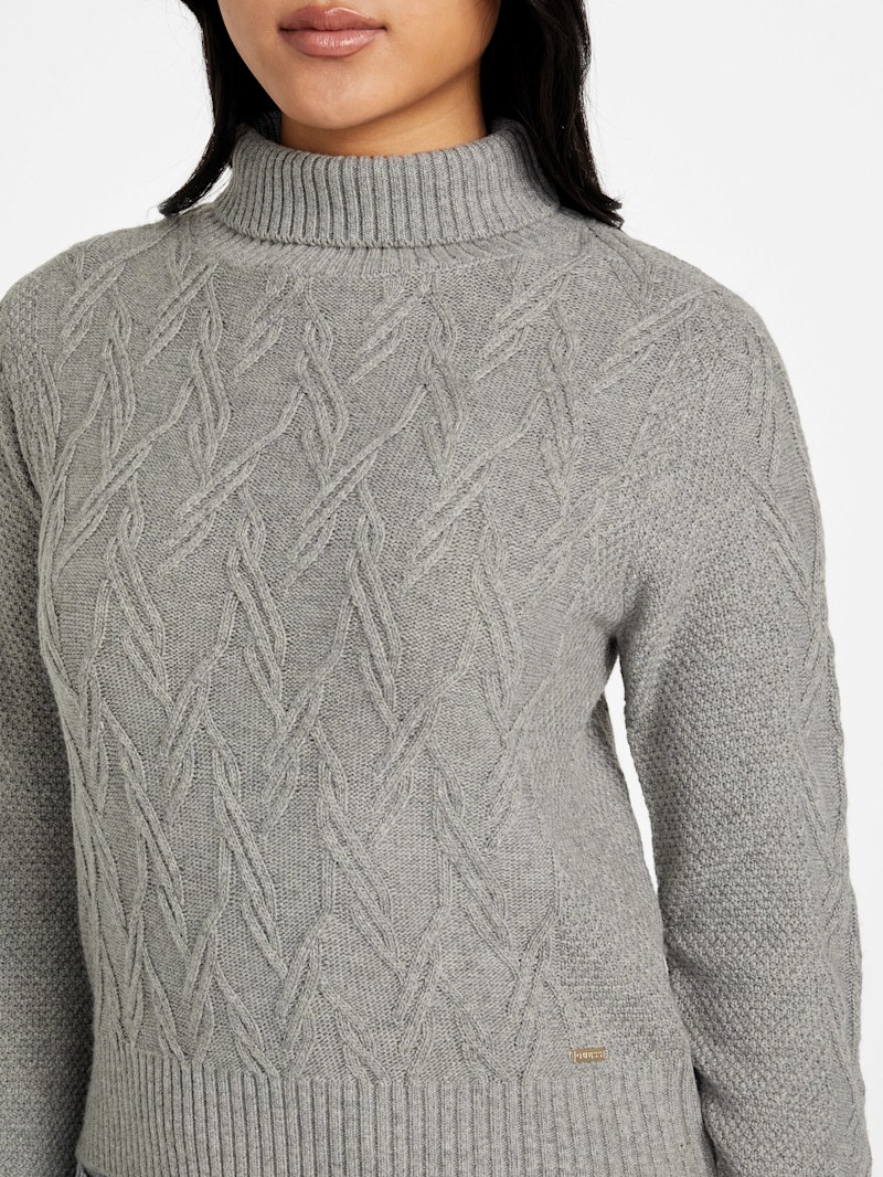 Niman Cable-Knit Sweater | GUESS Factory