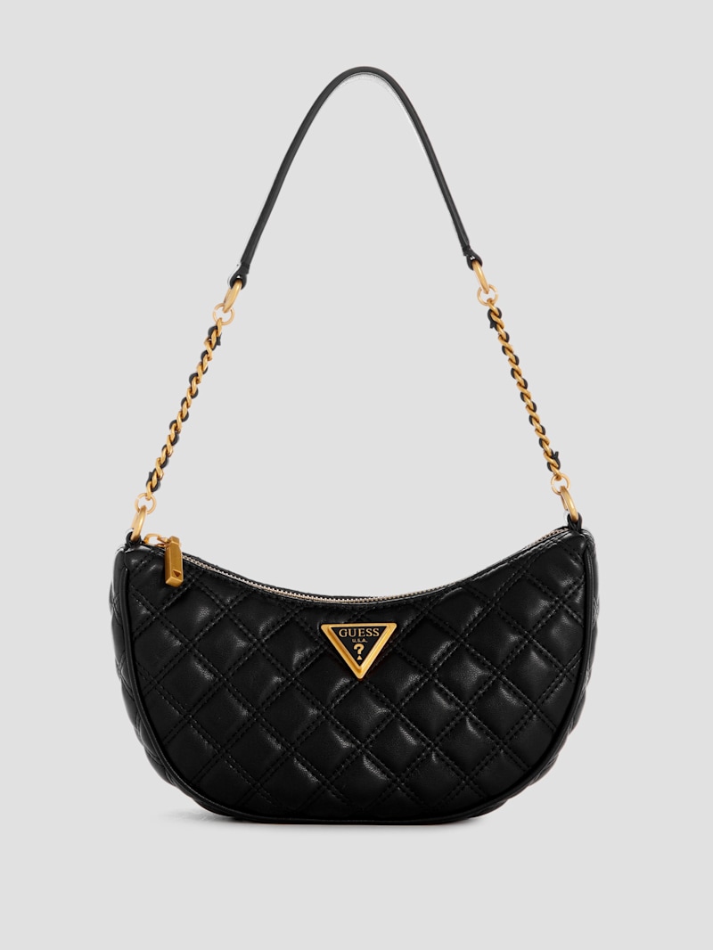 ショルダーバッグ・ポシェット Guess GIULLY Quilted Half Moon Bag HO1A3A35 Giully Quilted Top-Zip Shoulder Bag | GUESS
